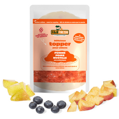 Fairfresh Topping, æble, pærer og blåbær
