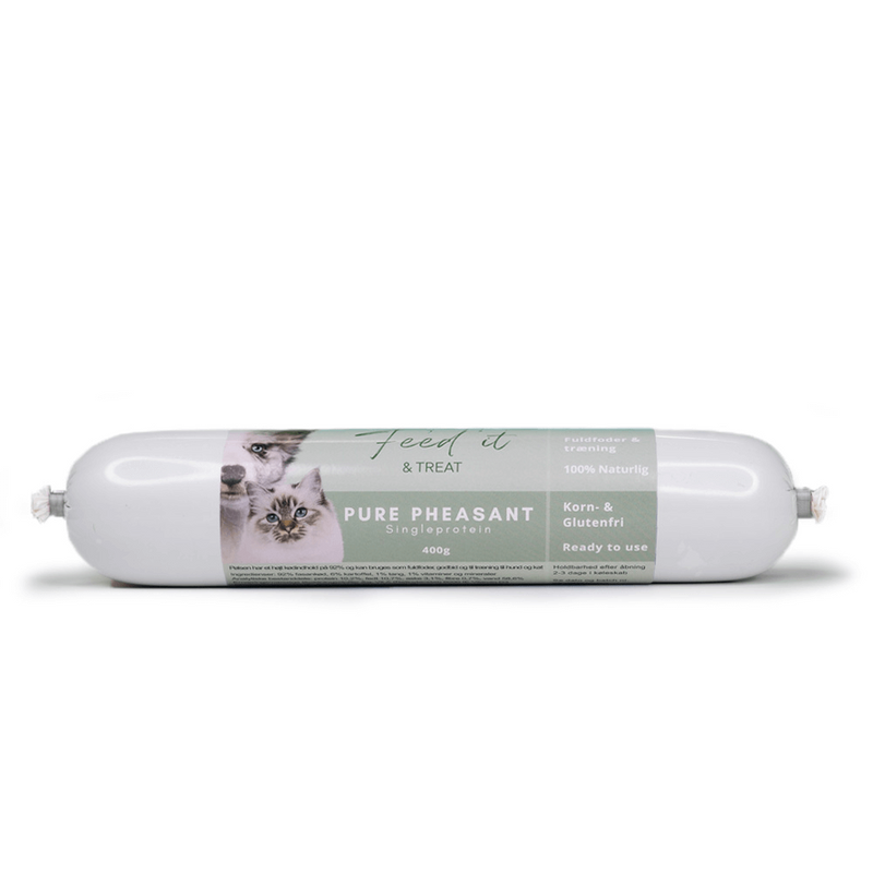 Feed'it & Treat Pure godbidspølse, fasan 400g