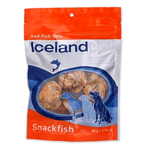 Iceland Pet rødfiskeskind ruller, 50g