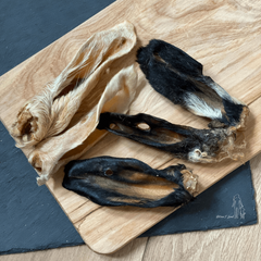 Jr lammeører med pels, 100g