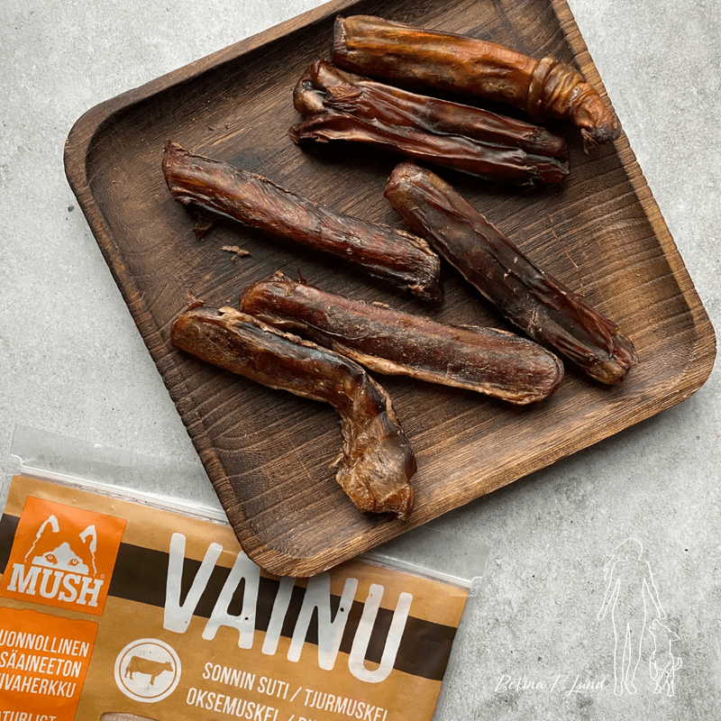 MUSH Vainu Tyremuskel (Bully Sticks), 250g