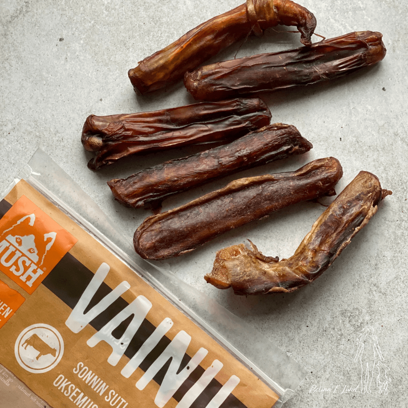 MUSH Vainu Tyremuskel (Bully Sticks), 250g