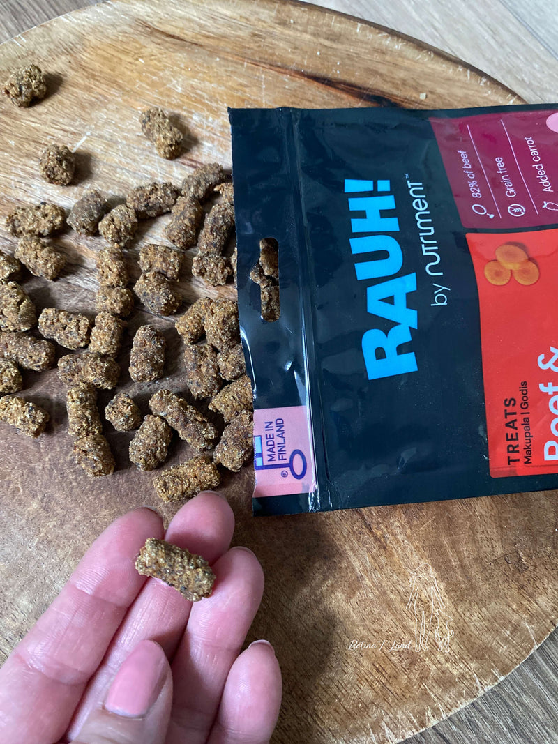 RAUH Beef-Carrot godbidder, 100g