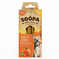 SOOPA Dental Sticks Carrot & Pumpkin, 100g