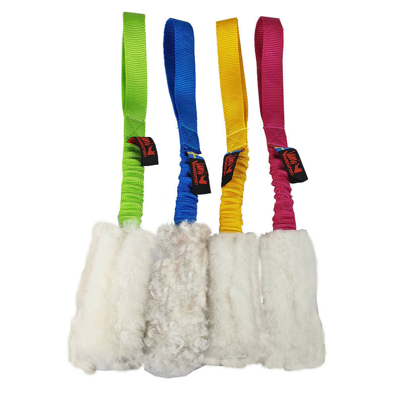 Bungee fåreskind tug toys