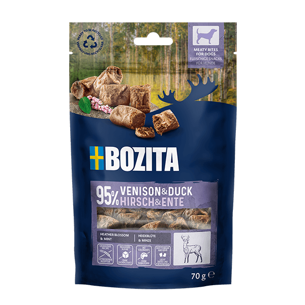 Bozita Meaty bites hjort & and, 70g