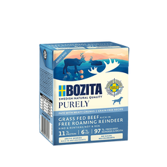 Bozita Purely Paté rensdyr & okse, 370g