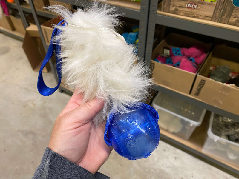 Pocket fåreskind med KONG Squeezz