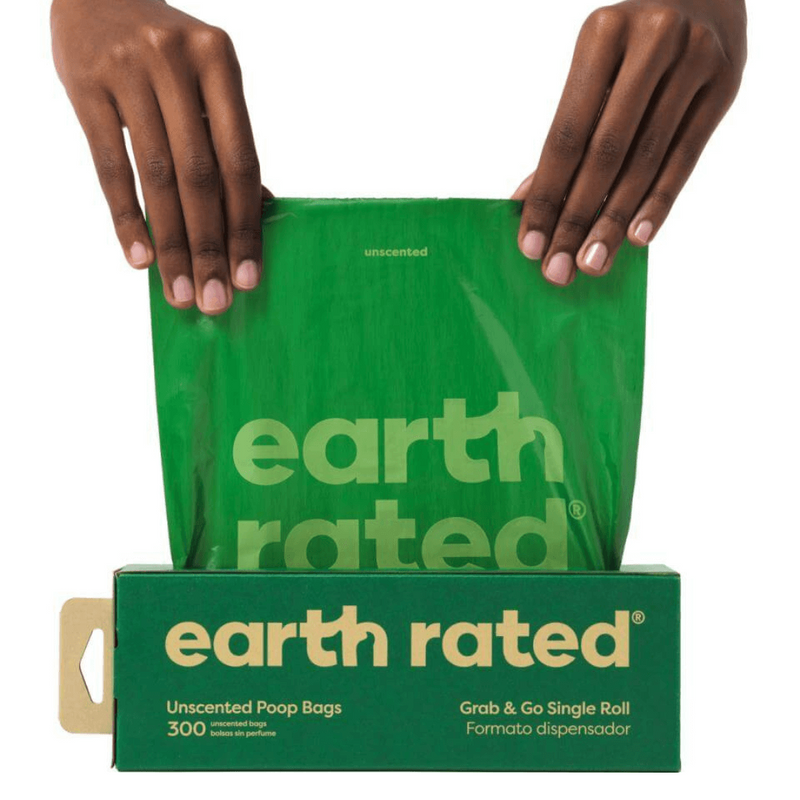Earth Rated hundeposer, stor rulle med 300 stk.