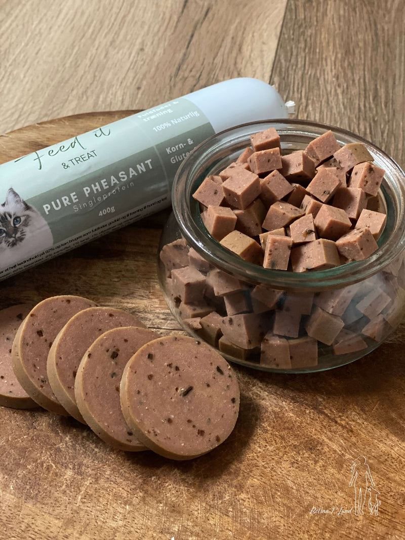 Feed'it & Treat Pure godbidspølse, fasan 400g