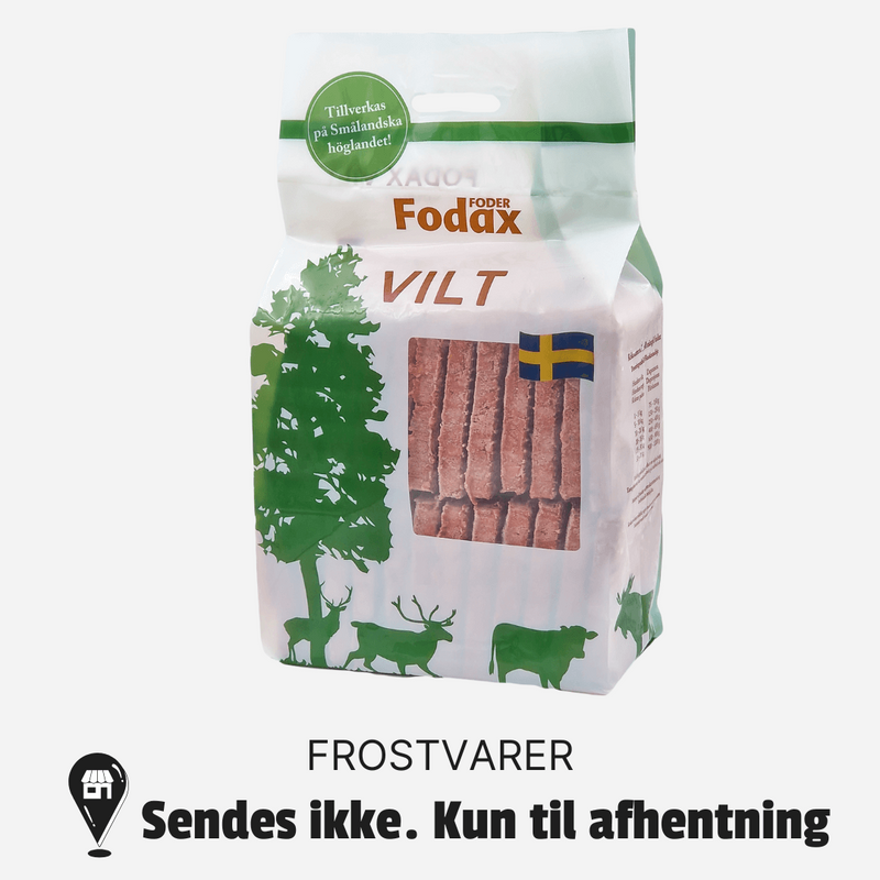 Fodax Vildt (okse, rensdyr, hjort, elg), 10 kg