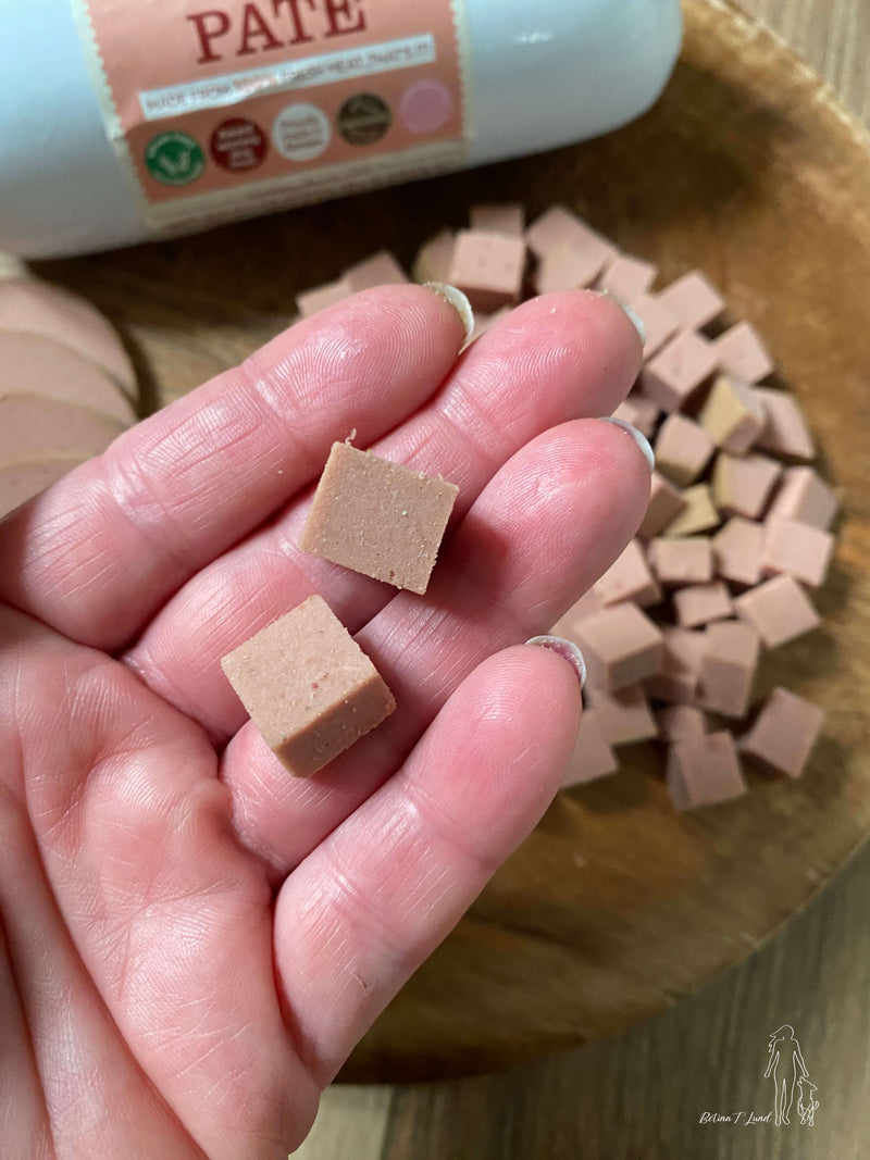 JR Pure Pate pølse, and