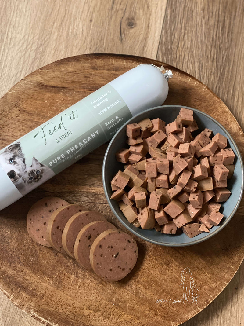 Feed'it & Treat Pure godbidspølse, fasan 400g