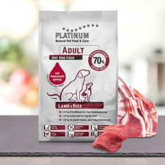 Platinum hundefoder med lam, 1,5kg