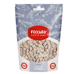 Ficcaro soft torsk cubes, 100g