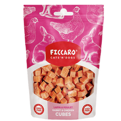 Ficcaro cubes kanin & kylling, 100g