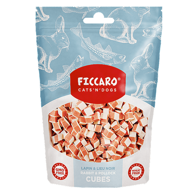 Ficcaro kanin & sej cubes, 100g