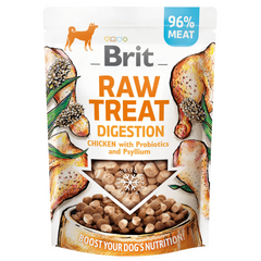 Brit Raw treat, Digestion
