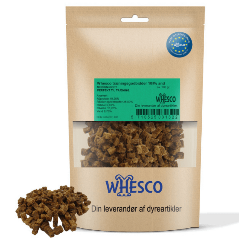 Whesco godbidder med and, 100g