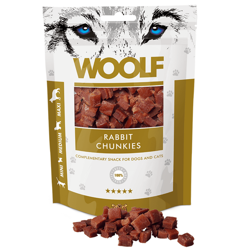 Woolf chunkies kanin, 100g