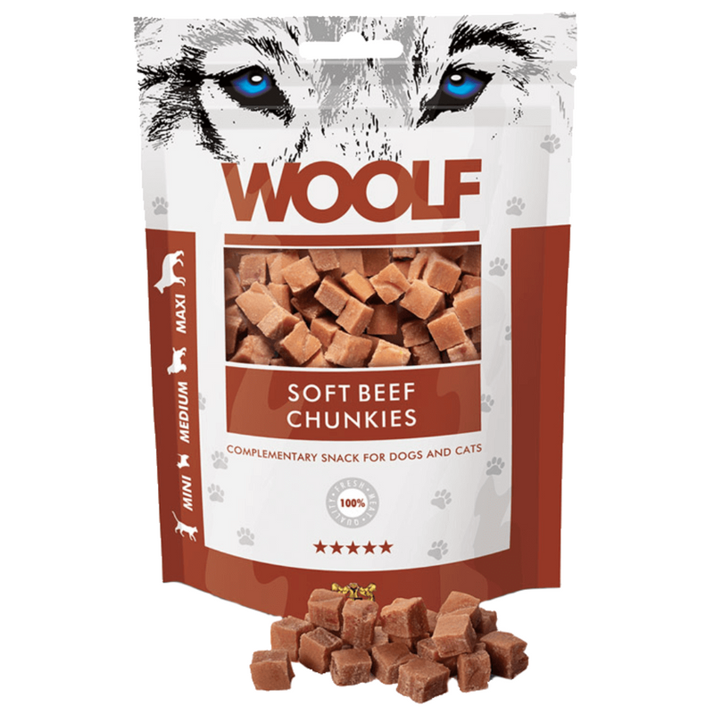 Woolf chunkies okse, 100g