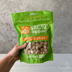 MUSH Vaisto® Grøn frysetørret fuldfoder (okse, gris, kylling)