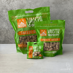 MUSH Vaisto® Grøn frysetørret fuldfoder (okse, gris, kylling)