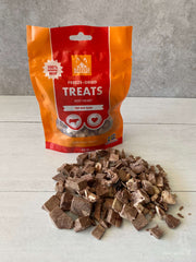 Mush frysetørrede oksehjerter, 55g