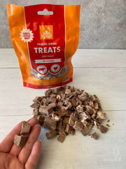 Mush frysetørrede oksehjerter, 55g