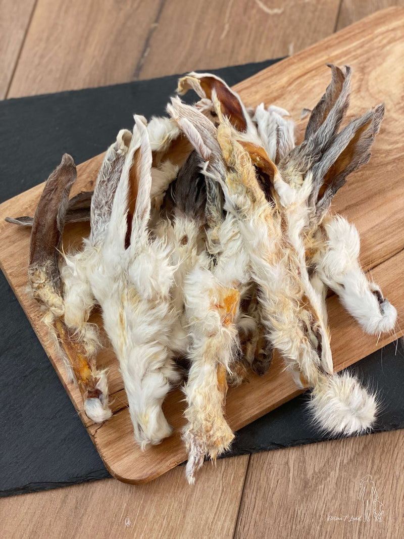 Kaninører med pels