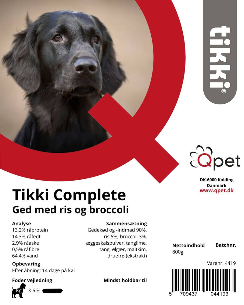 Tikki godbidspølse, Ged 800g