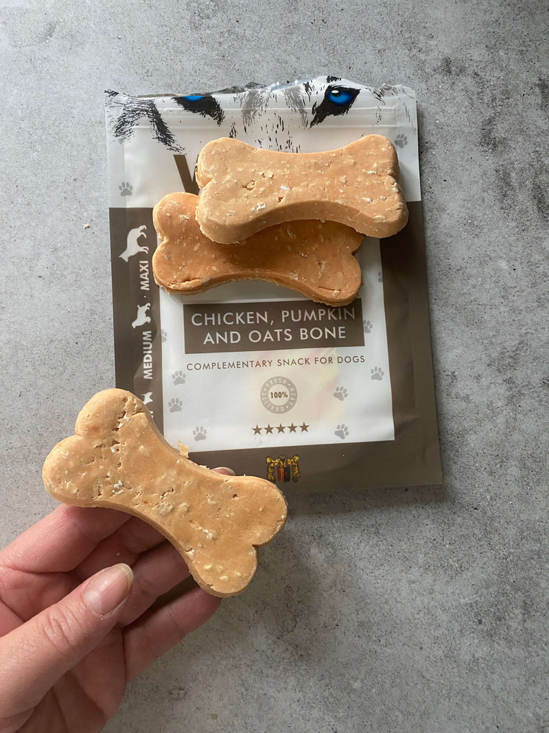 Woolf Bone, kylling & græskar, 100g (2. sortering)