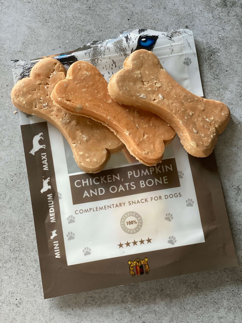 Woolf Bone, kylling & græskar, 100g (2. sortering)