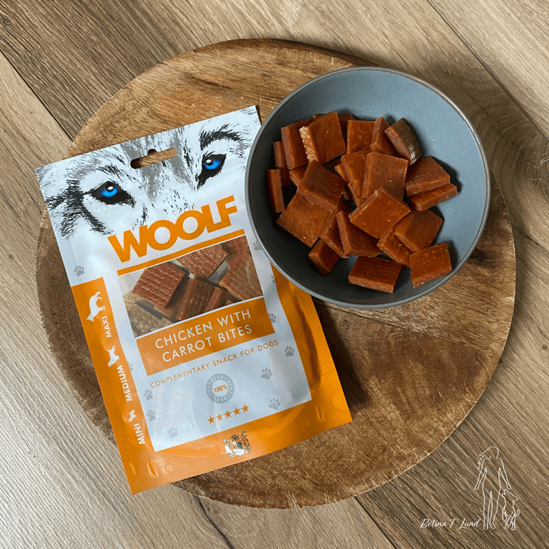 Woolf chicken with carrot bites, 100g