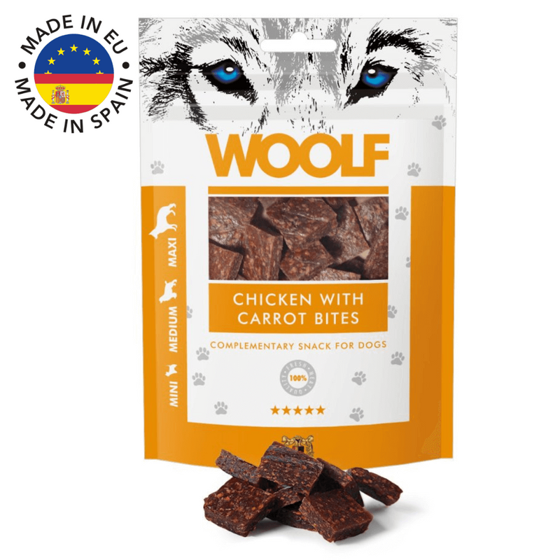 Woolf chicken with carrot bites, 100g