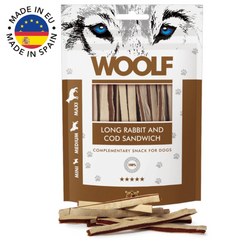 Woolf Long kanin & torsk, 100g