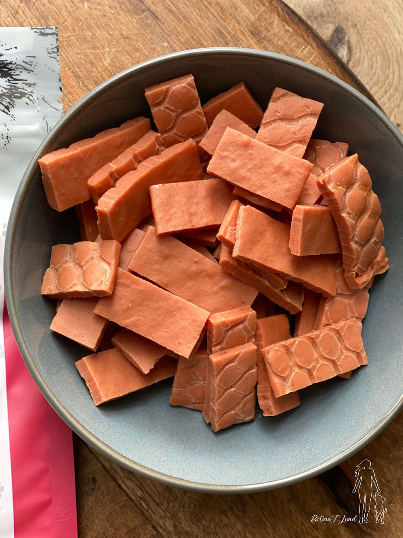 Woolf soft strips of duck, 100g