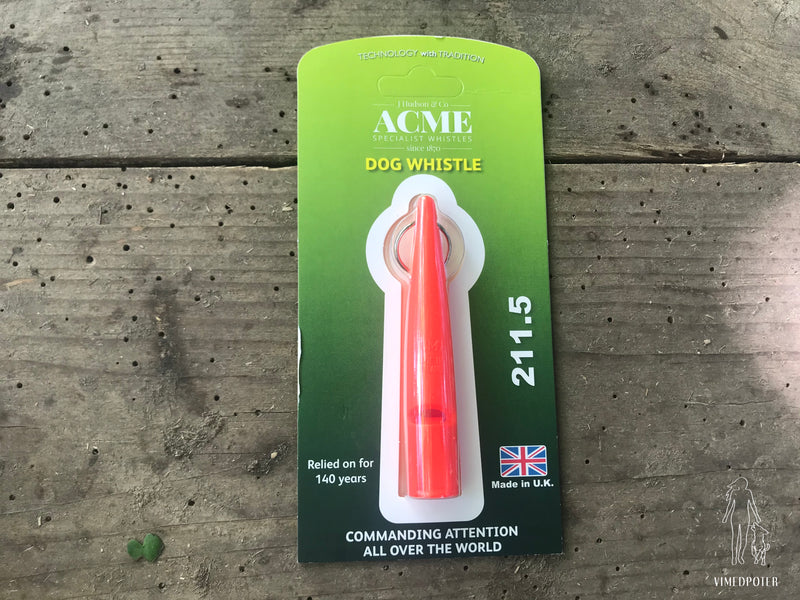 Acme hundefløjte 211.5 I Orange - Vimedpoter.dk