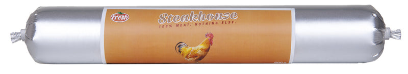 Steakhouse kylling, 600g skærefast pølse