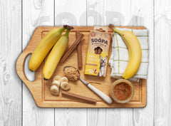 SOOPA Dental Sticks banan & peanut buter, 100g