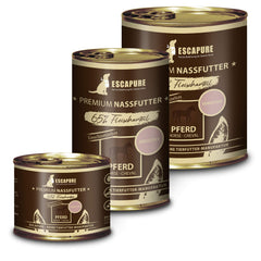 Escapure vådfoder med hest, 400g