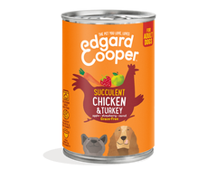 Edgard Cooper vådfoder, kylling & kalkun, 400g