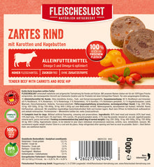 Fleischeslust foderpølse, classic okse