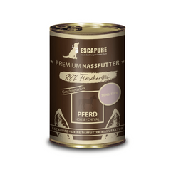Escapure vådfoder med hest, 400g