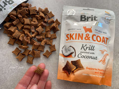 Brit skin & coat med krill & kokos, 150g