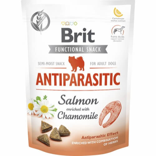 Brit antiparasitic med laks & kamille, 150g