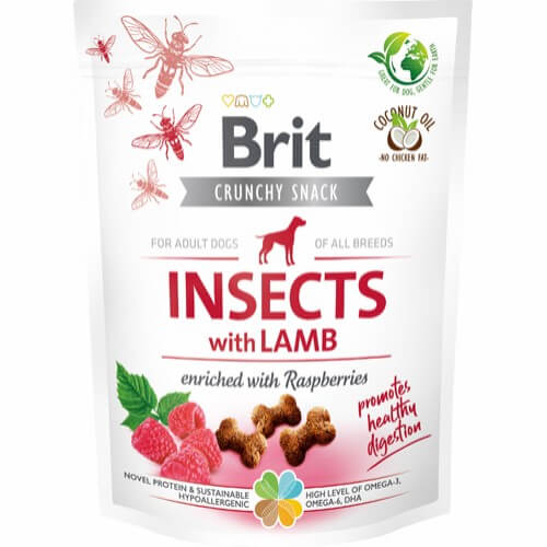 Brit Crunchy godbidder, insekt & lam