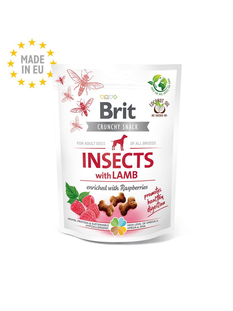 Brit Crunchy godbidder, insekt & lam