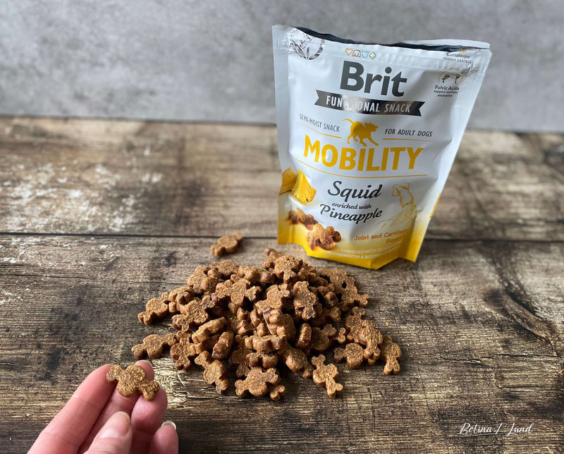 Brit mobility med blæksprutte & ananas , 150g