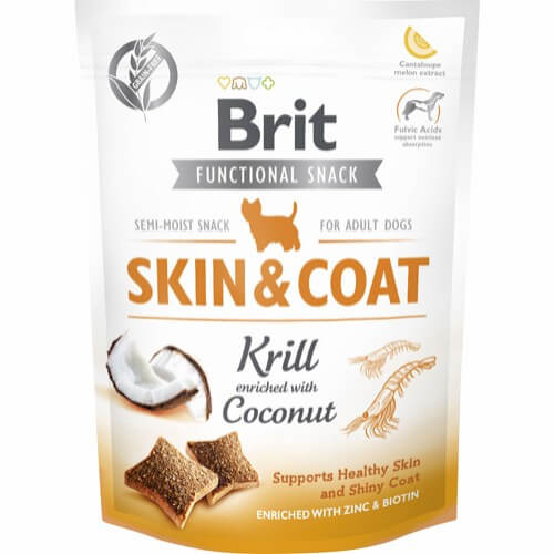 Brit skin & coat med krill & kokos, 150g